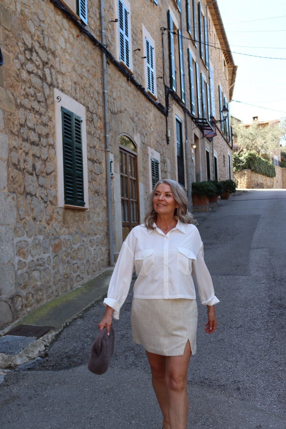 Cerise Shirt - White