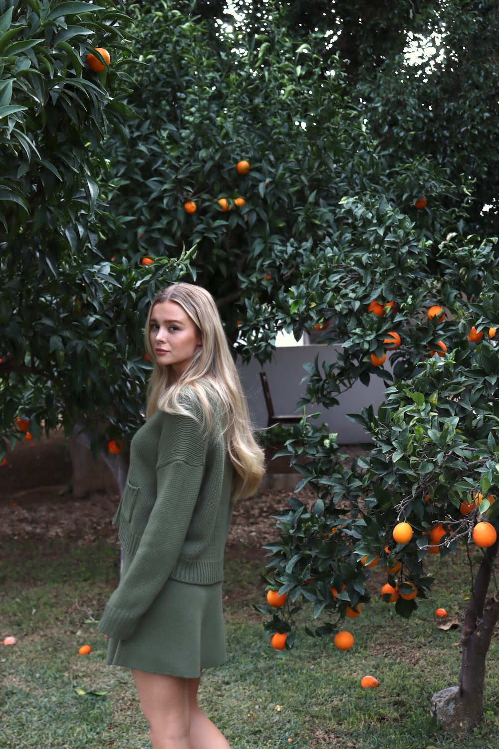 Feodora Cardigan - Mountain Green
