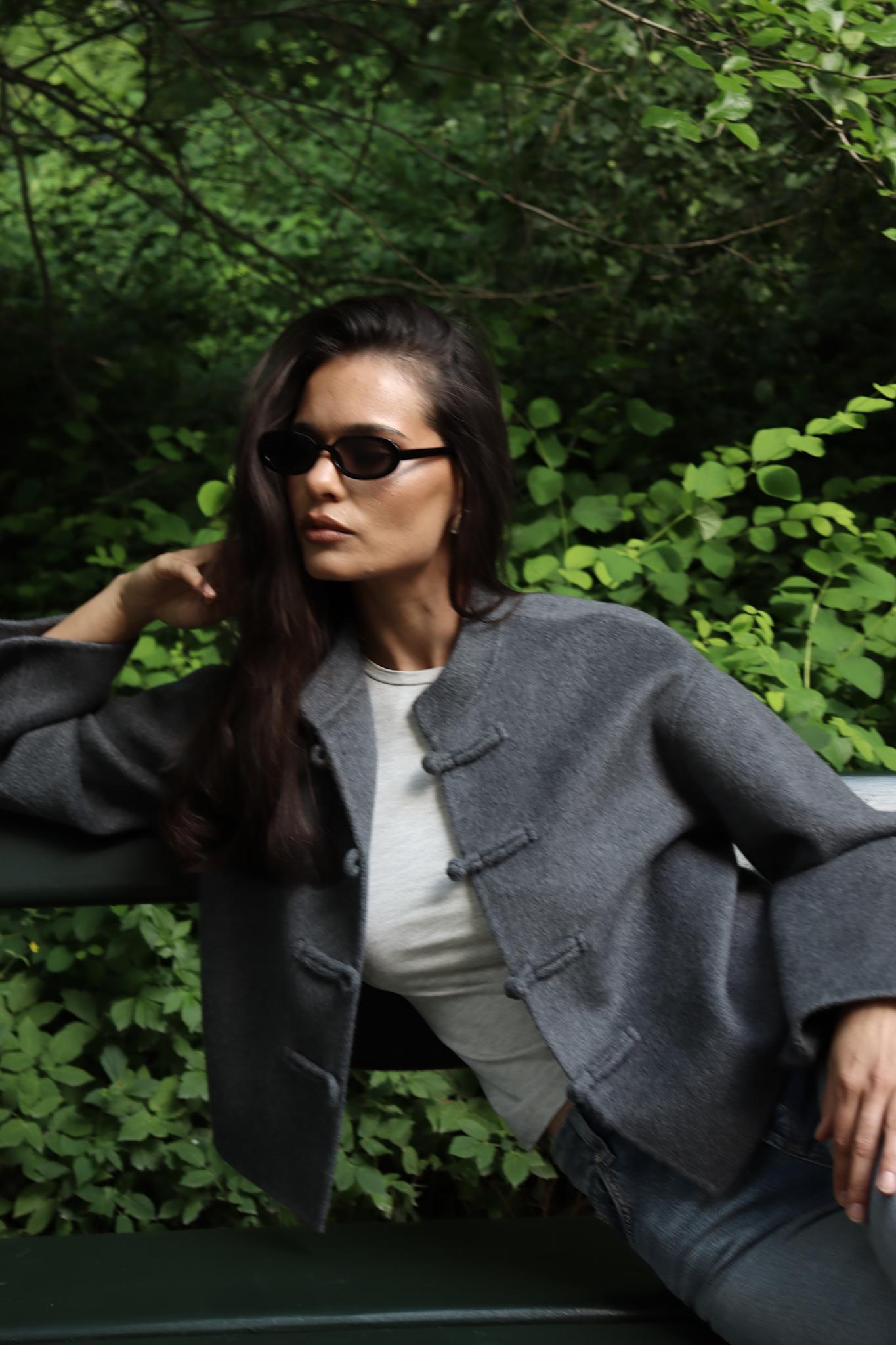 Lily Coat - Dark Grey