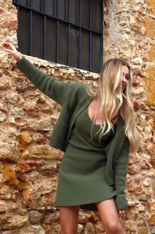 Fanella Top - Mountain Green