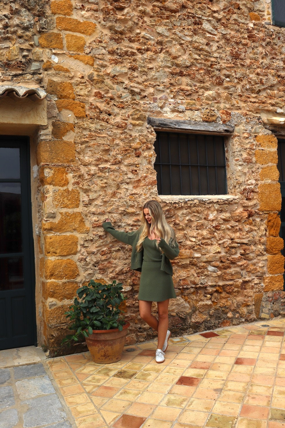 Fanella Top - Mountain Green