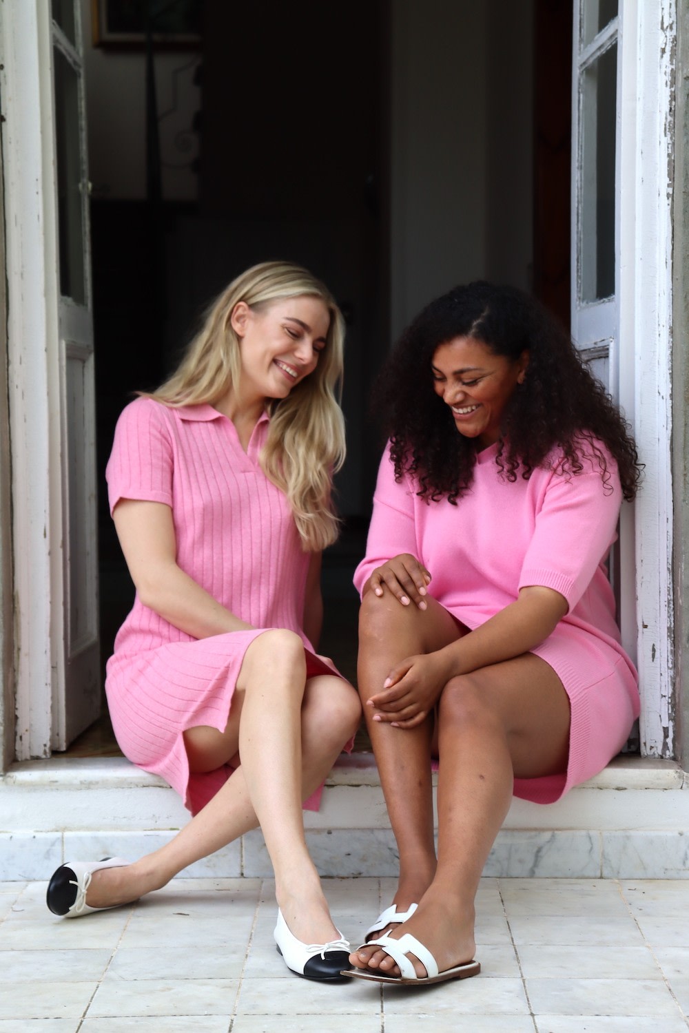 Chloe Dress - Pink Lady