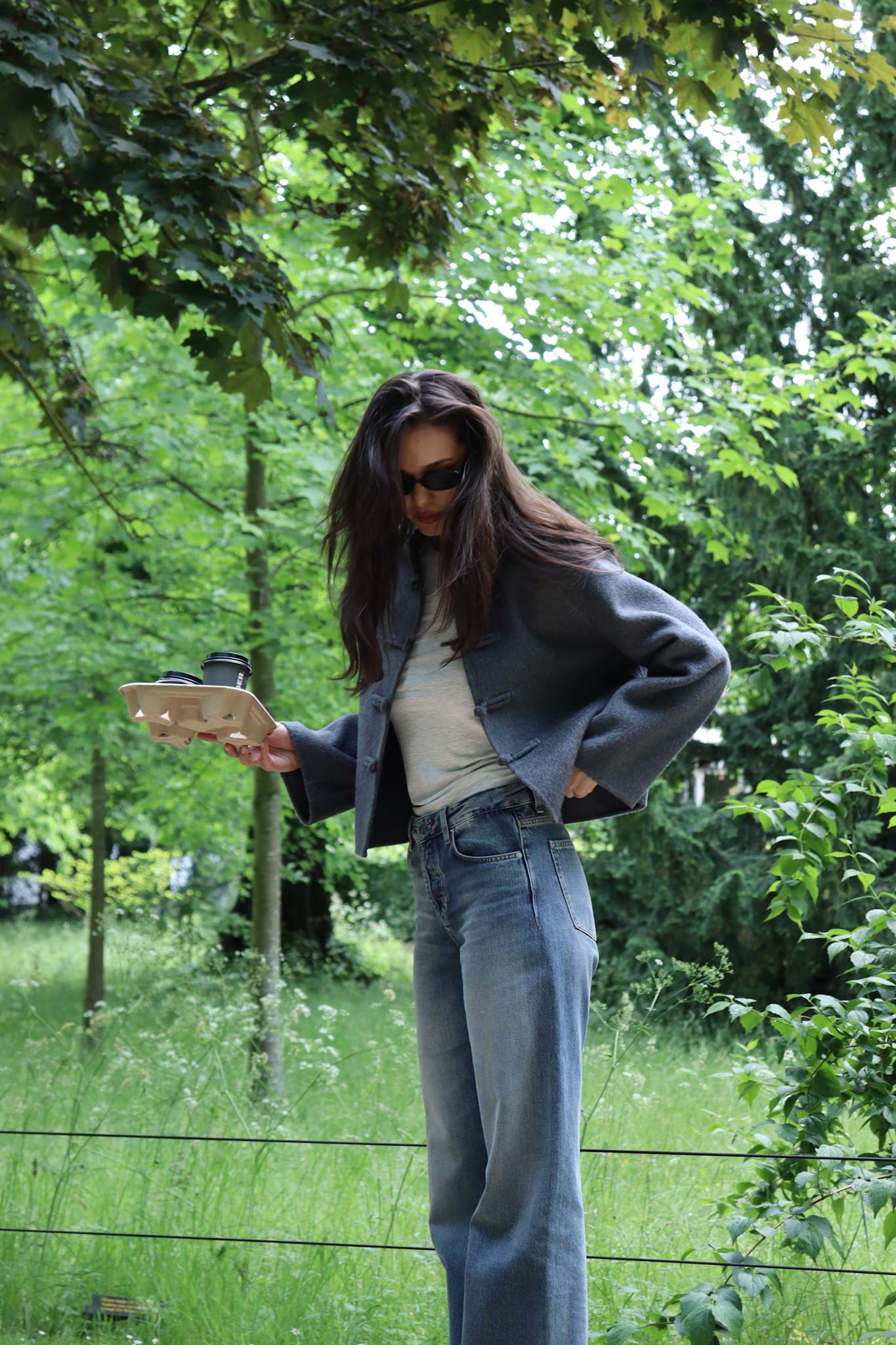 Lily Coat - Dark Grey