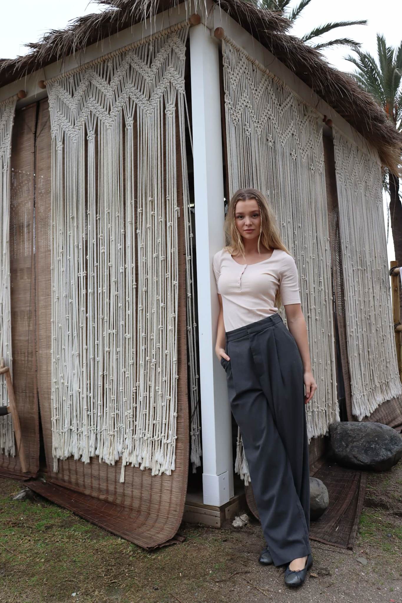 Blair T-Shirt - Rosy Oat