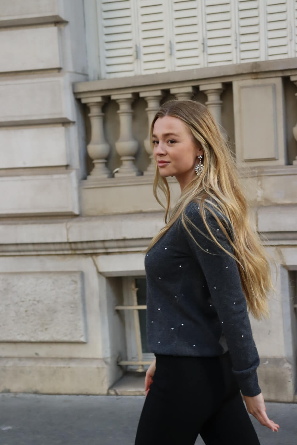 Alma Blouse - Dark Grey