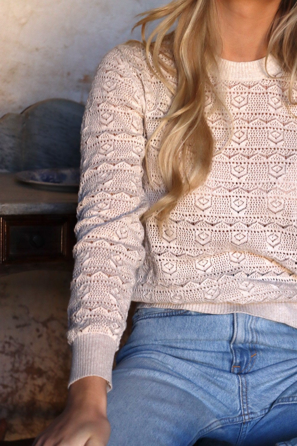 Frankie Blouse - Tallow