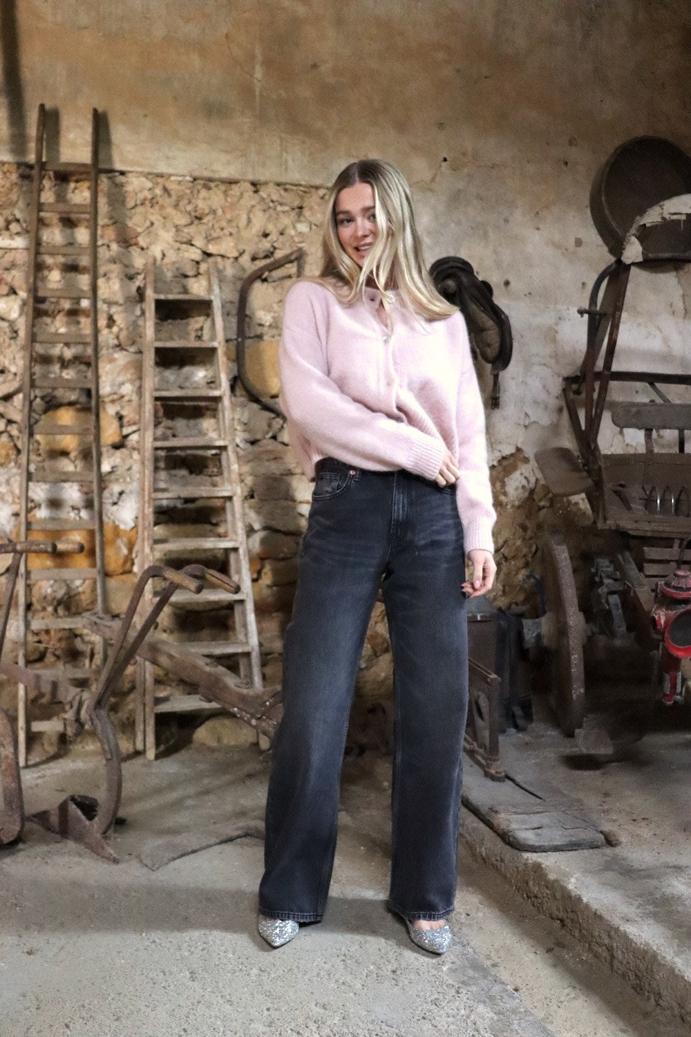 Fuzzy Cardigan - Bubblegum