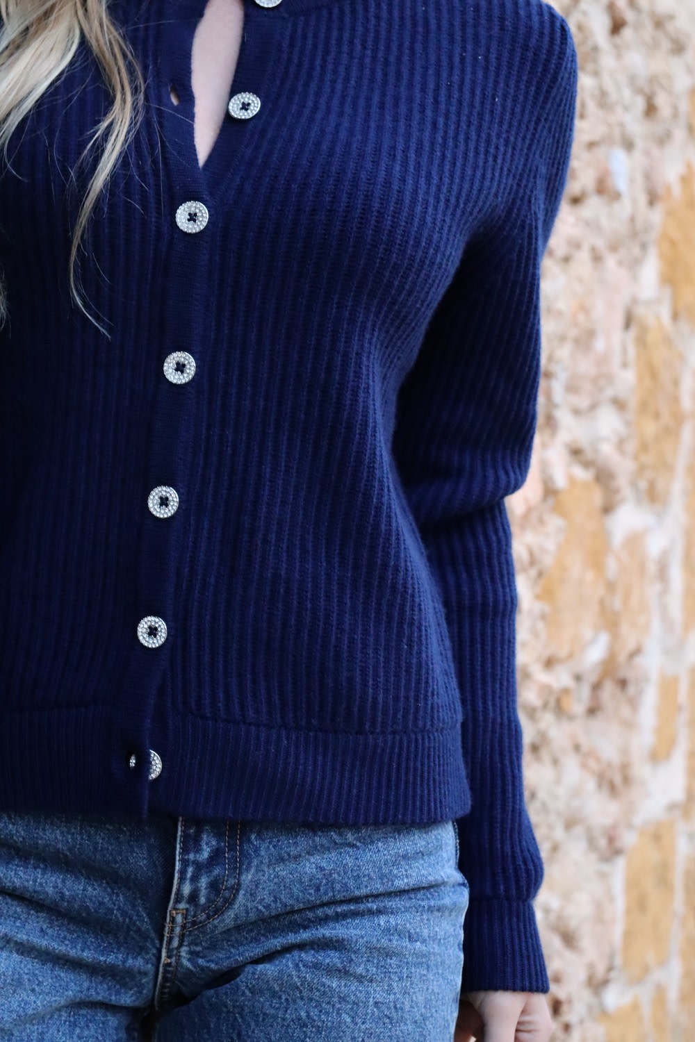 Vilna Cardigan - Navy