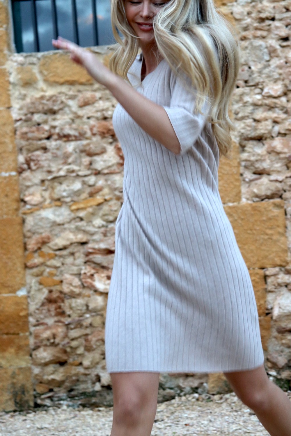 Frances Dress - Sand