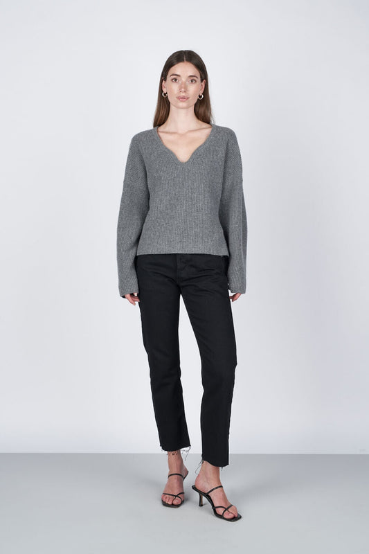 Indiga Blouse - Stone Grey