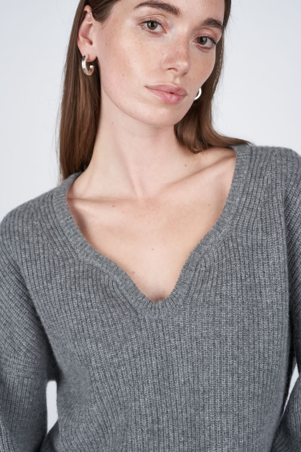 Indiga Blouse - Stone Grey