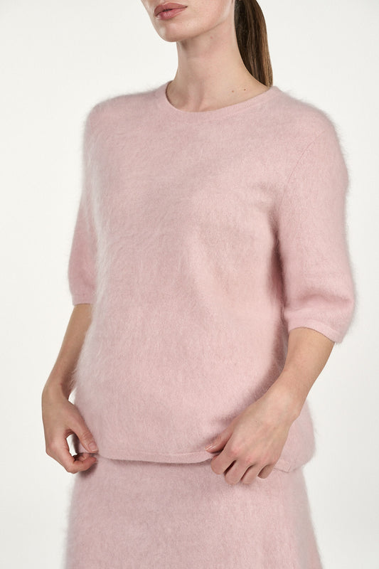 Izzie T-Shirt - Soft Rose