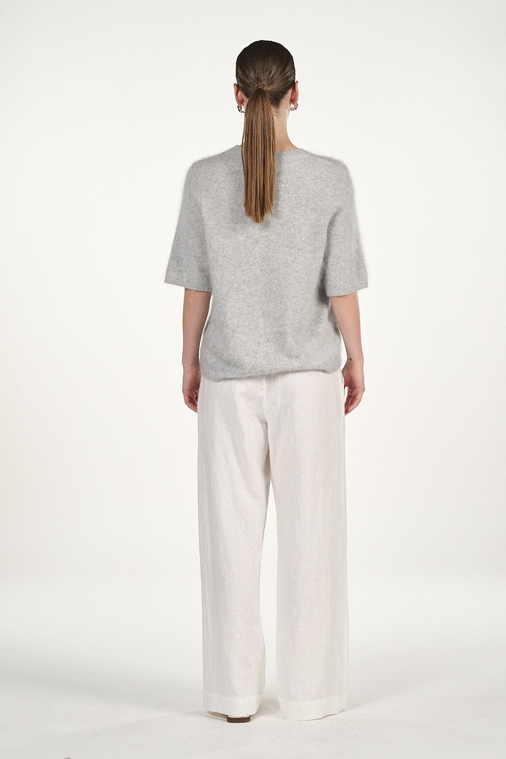 Izzie T-Shirt - Soft Grey