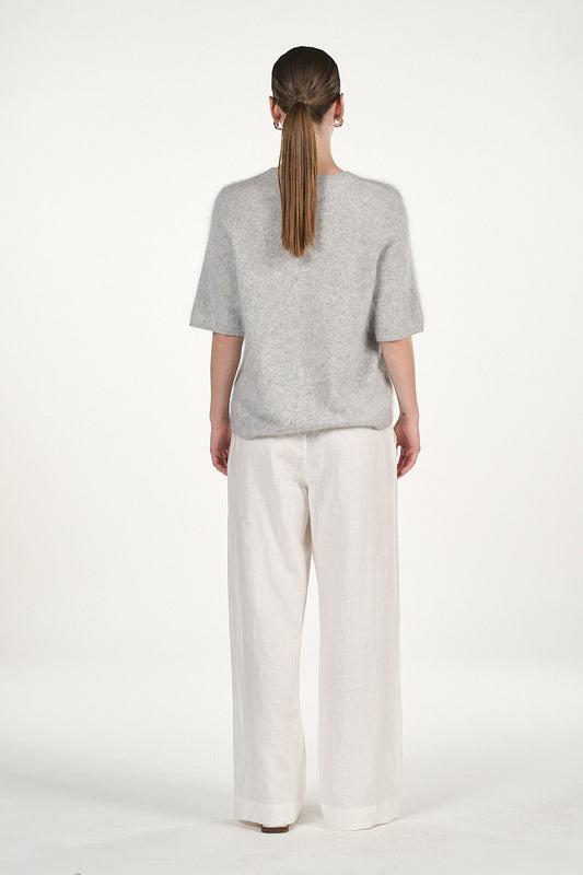 Izzie T-Shirt - Soft Grey
