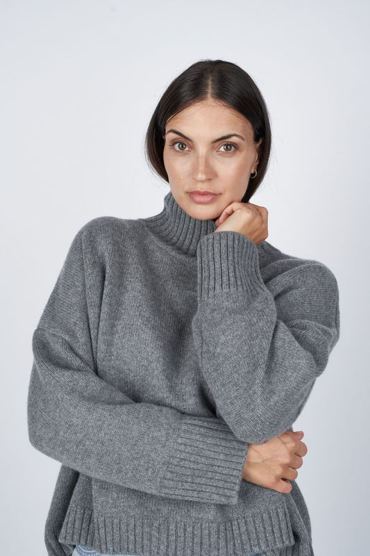 O'TAY Idette Jumper Bluser Stone Grey