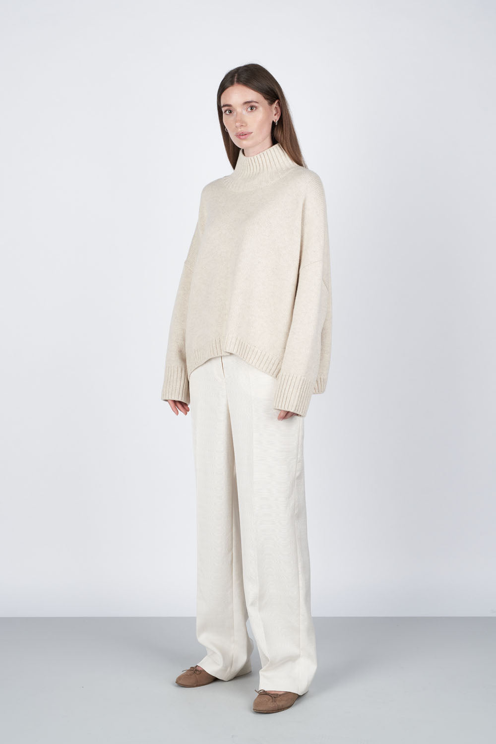 O'TAY Idette Jumper Bluser Warm Beige