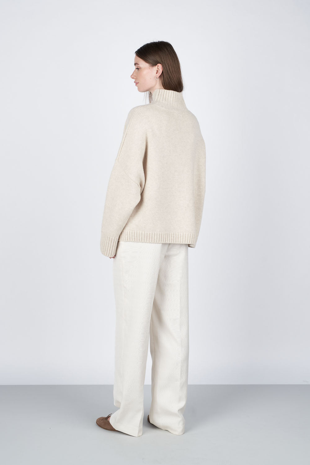 O'TAY Idette Jumper Bluser Warm Beige