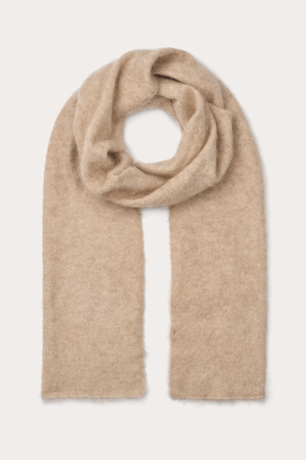 O'TAY Ika Scarf Beanie Camel Melange