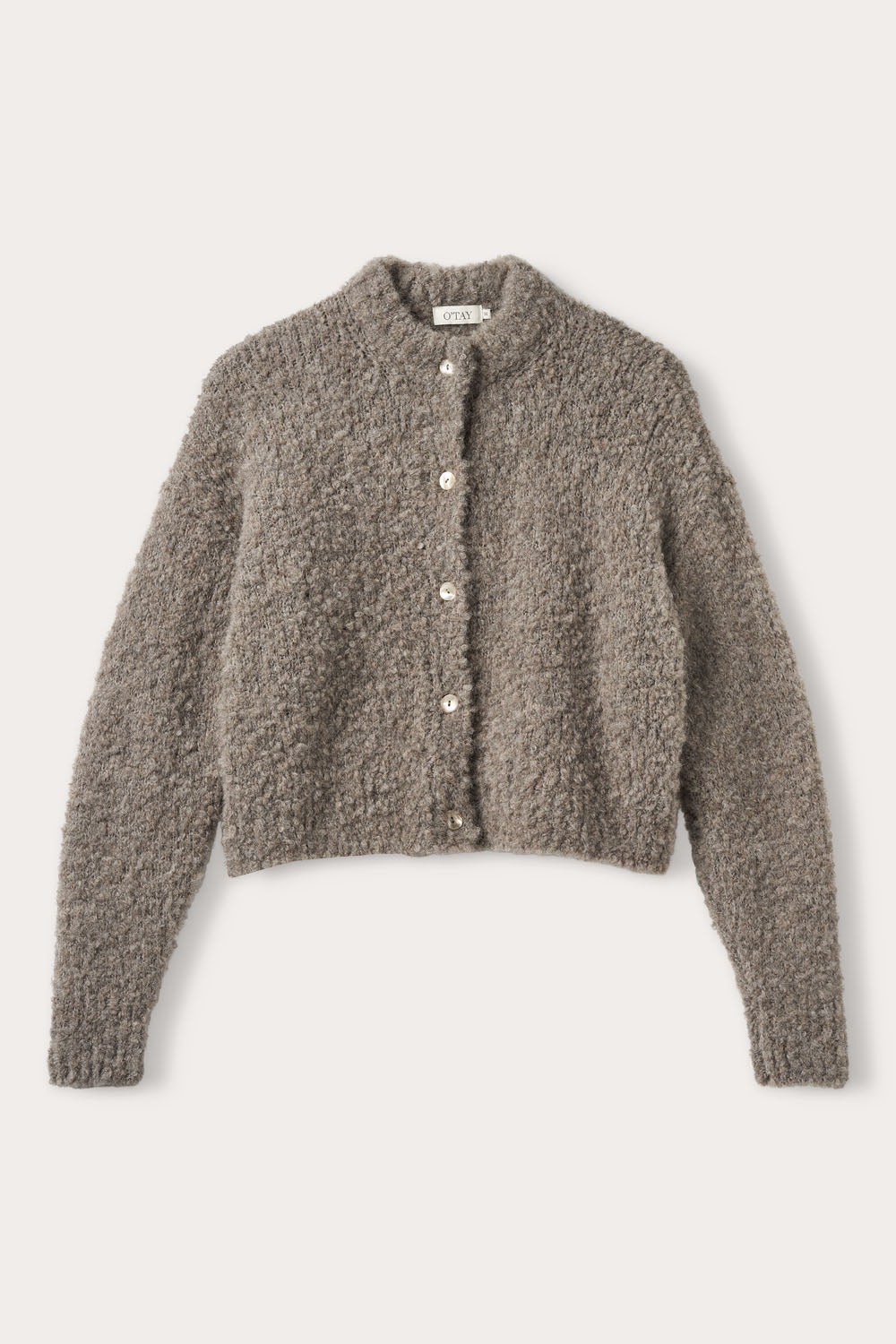 O'TAY Ilia Cardigan Cardigans Teddy Grey