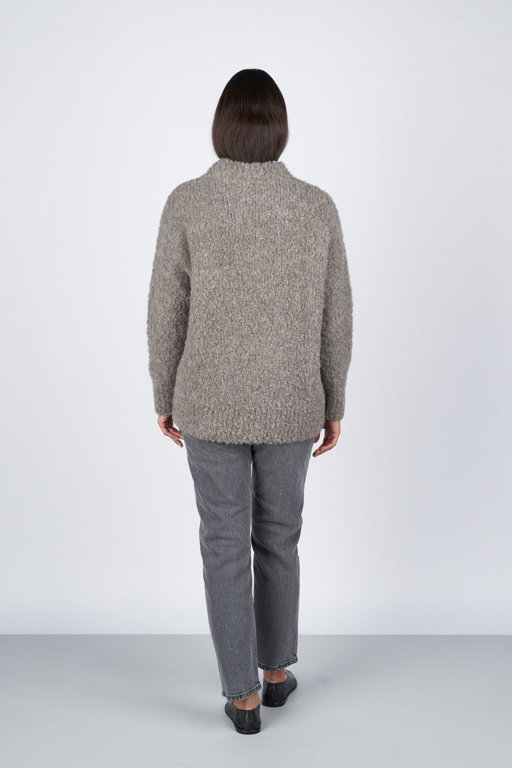 O'TAY Ime Jumper Bluser Teddy Grey