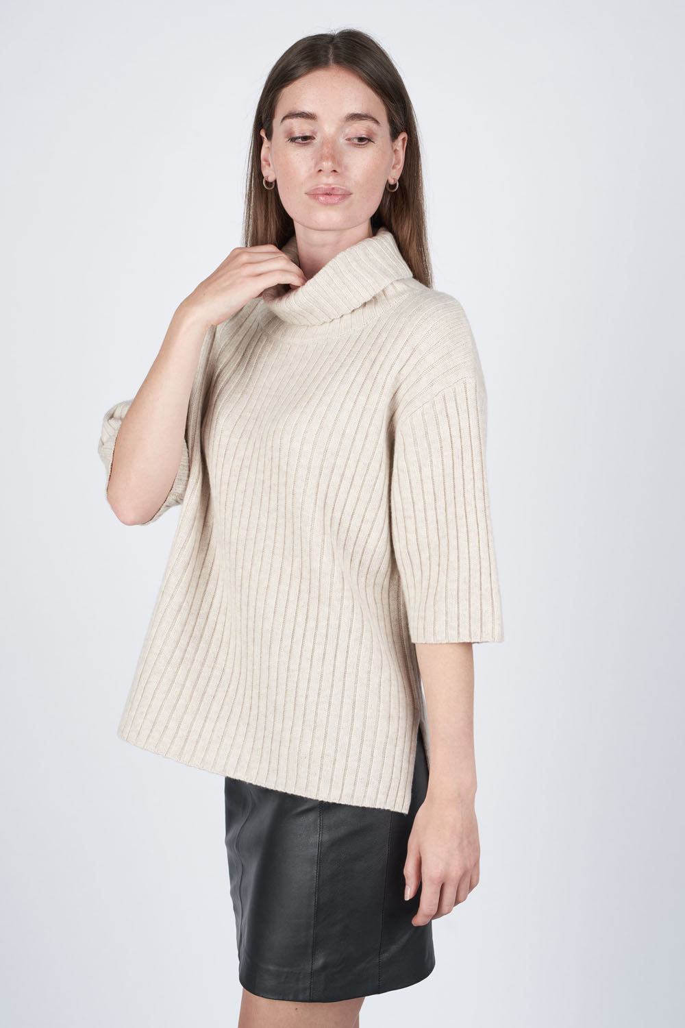 O'TAY Irina T-Shirt Bluser Warm Beige