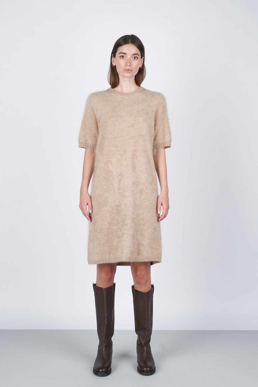 O'TAY Isolde Dress Kjoler Camel Melange