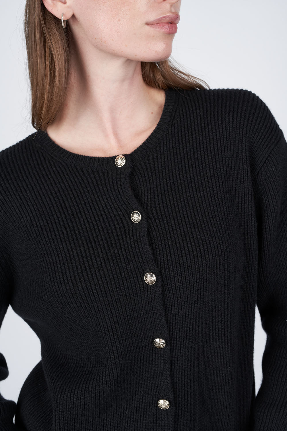 O'TAY Iza Cardigan Cardigans Black