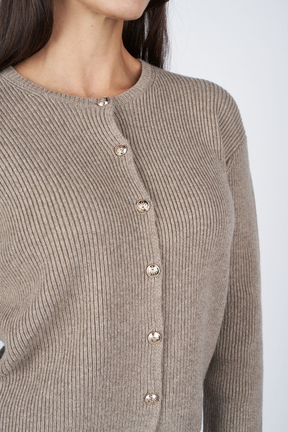 O'TAY Iza Cardigan Cardigans Walnut