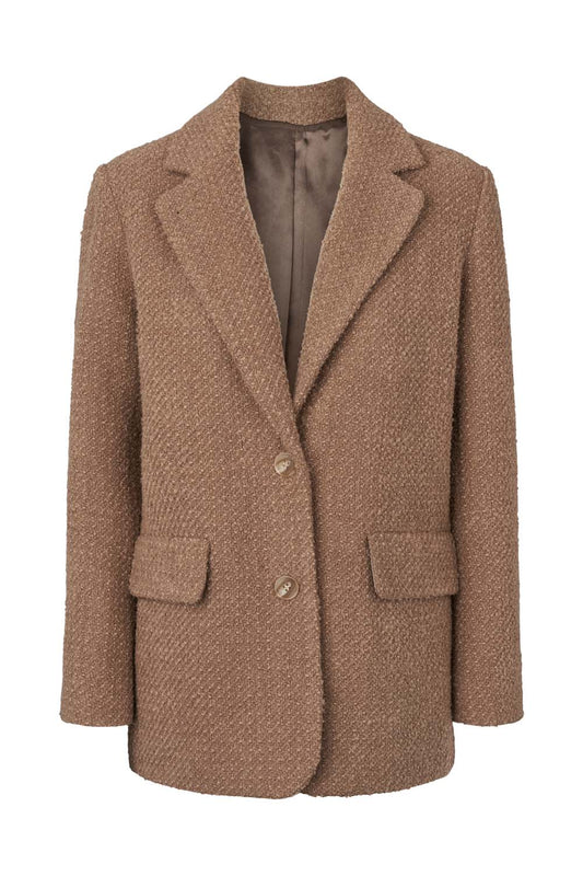 Xenia Blazer Boucle - Nougat