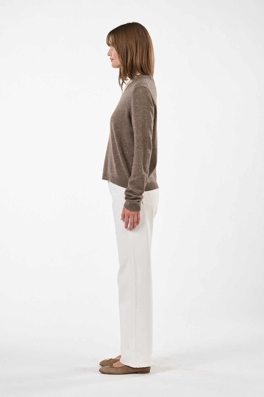 Lace Blouse - Brownstone