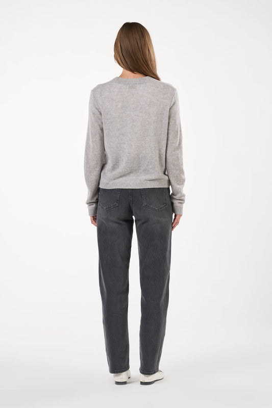 Lace Blouse - Light Grey