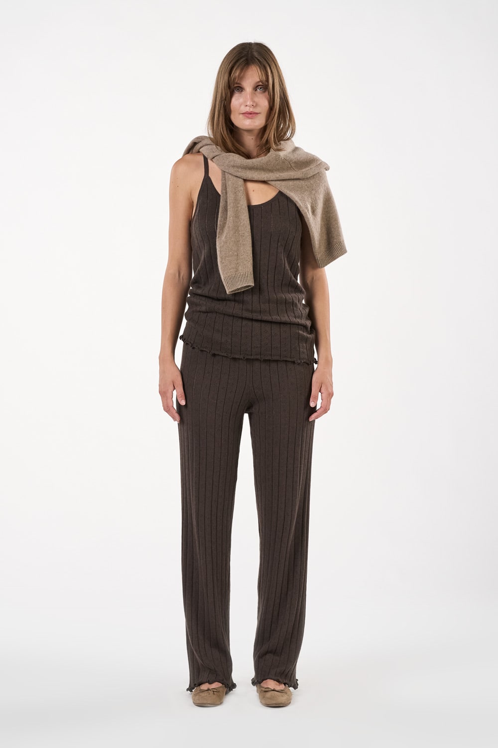 Frederikke Pants - Brown