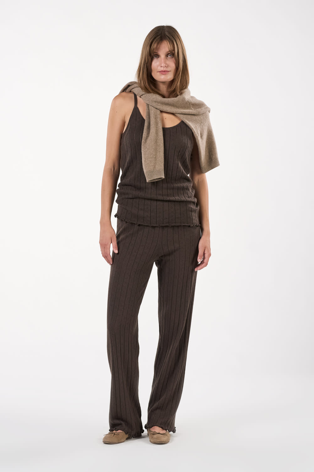 Carla Top - Brown