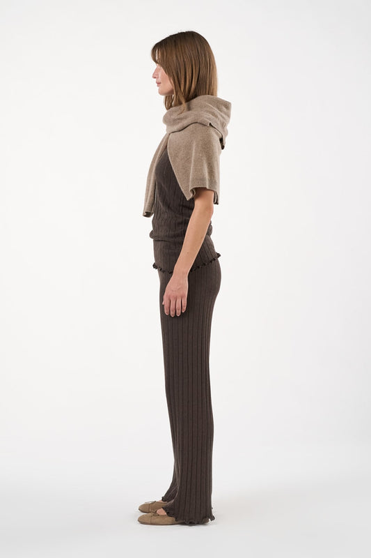 Carla Top - Brown