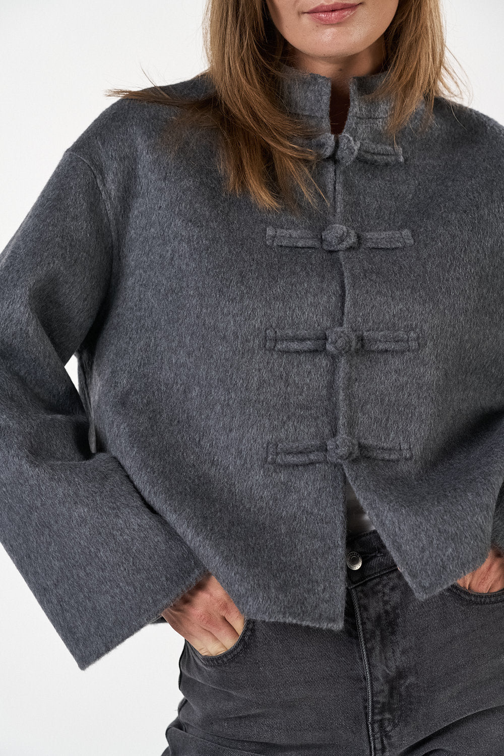 Lily Coat - Dark Grey