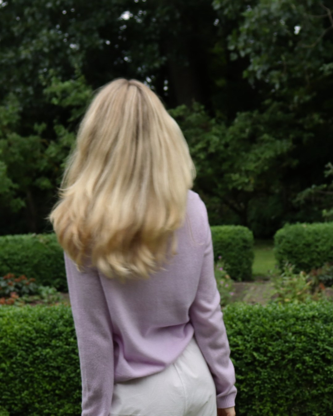 Lace Blouse - Soft lavendar