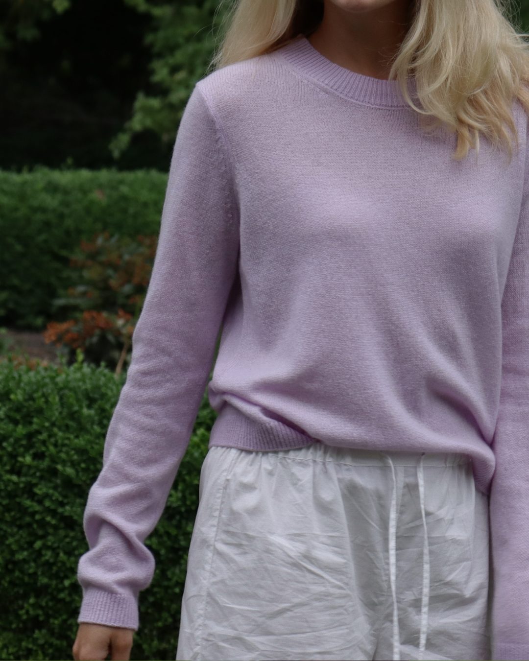 Lace Blouse - Soft lavendar
