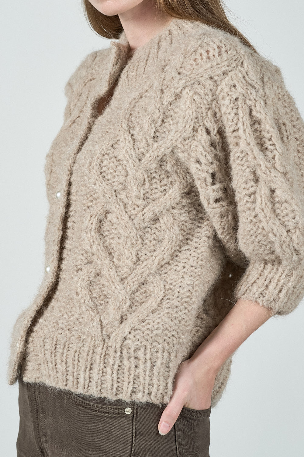 Lilo Cardigan - Taupe