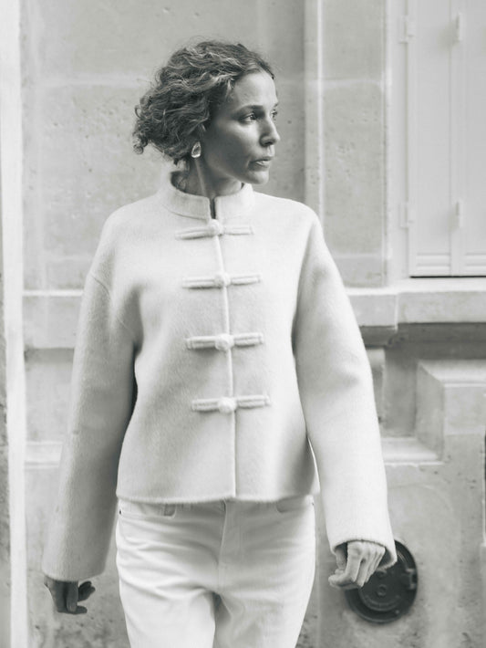 Lily Coat - Porcelain