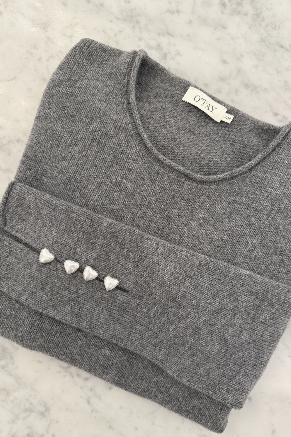 LIMITED EDITION: Abbelone Sweater - Stone Grey