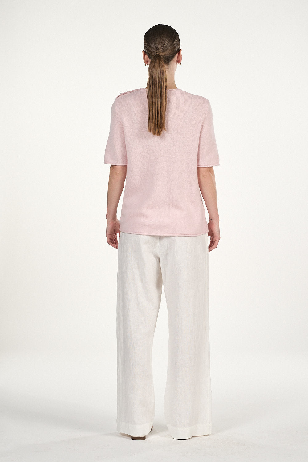 Martha T-shirt - Soft Rose