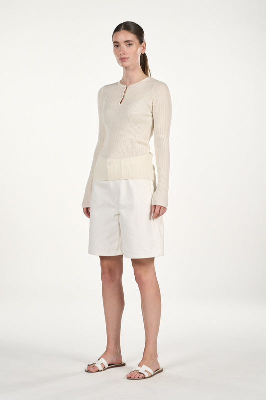 Megan Blouse - White