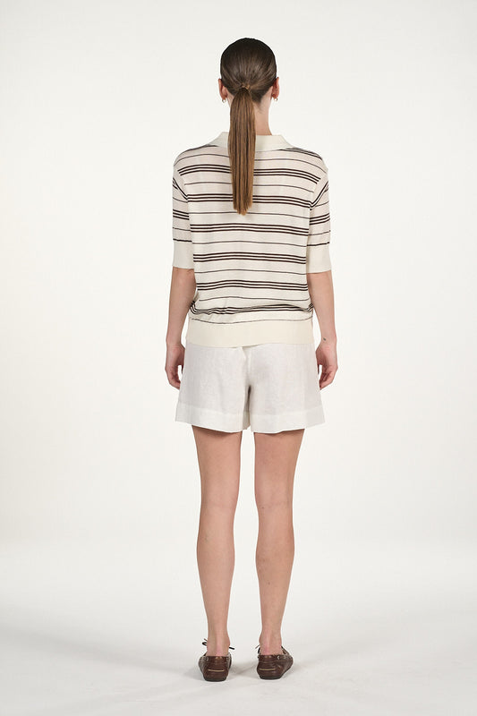 Malli Polo T-Shirt - Creme