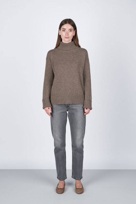 O'TAY Merle Jumper Bluser Brownstone