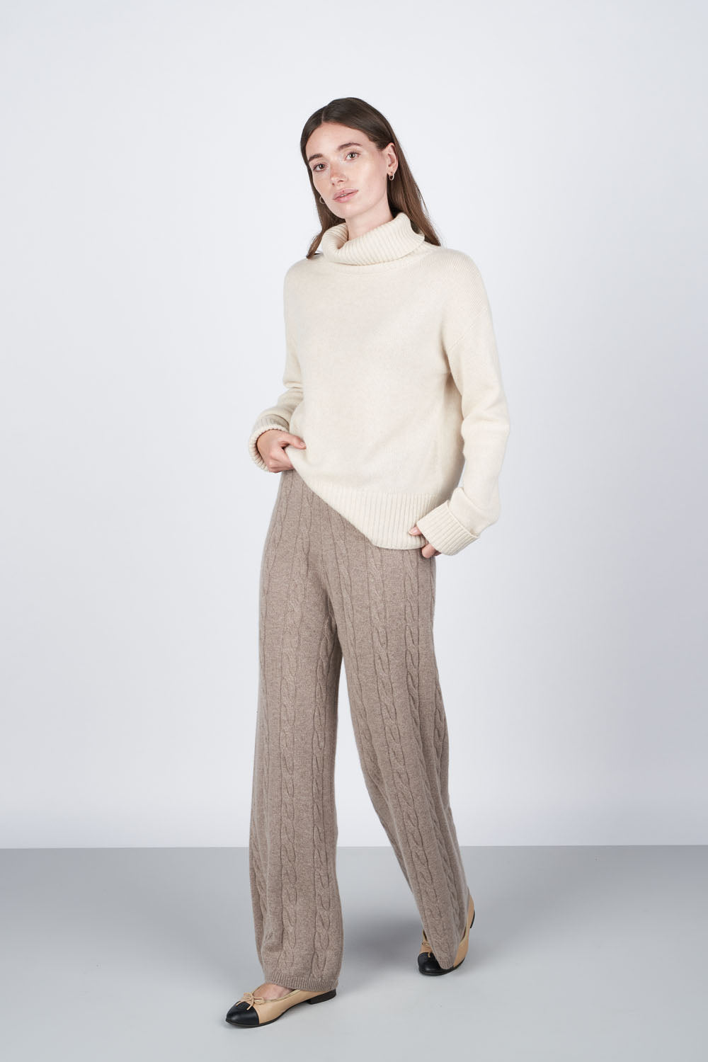 O'TAY Merle Jumper Bluser Warm Beige