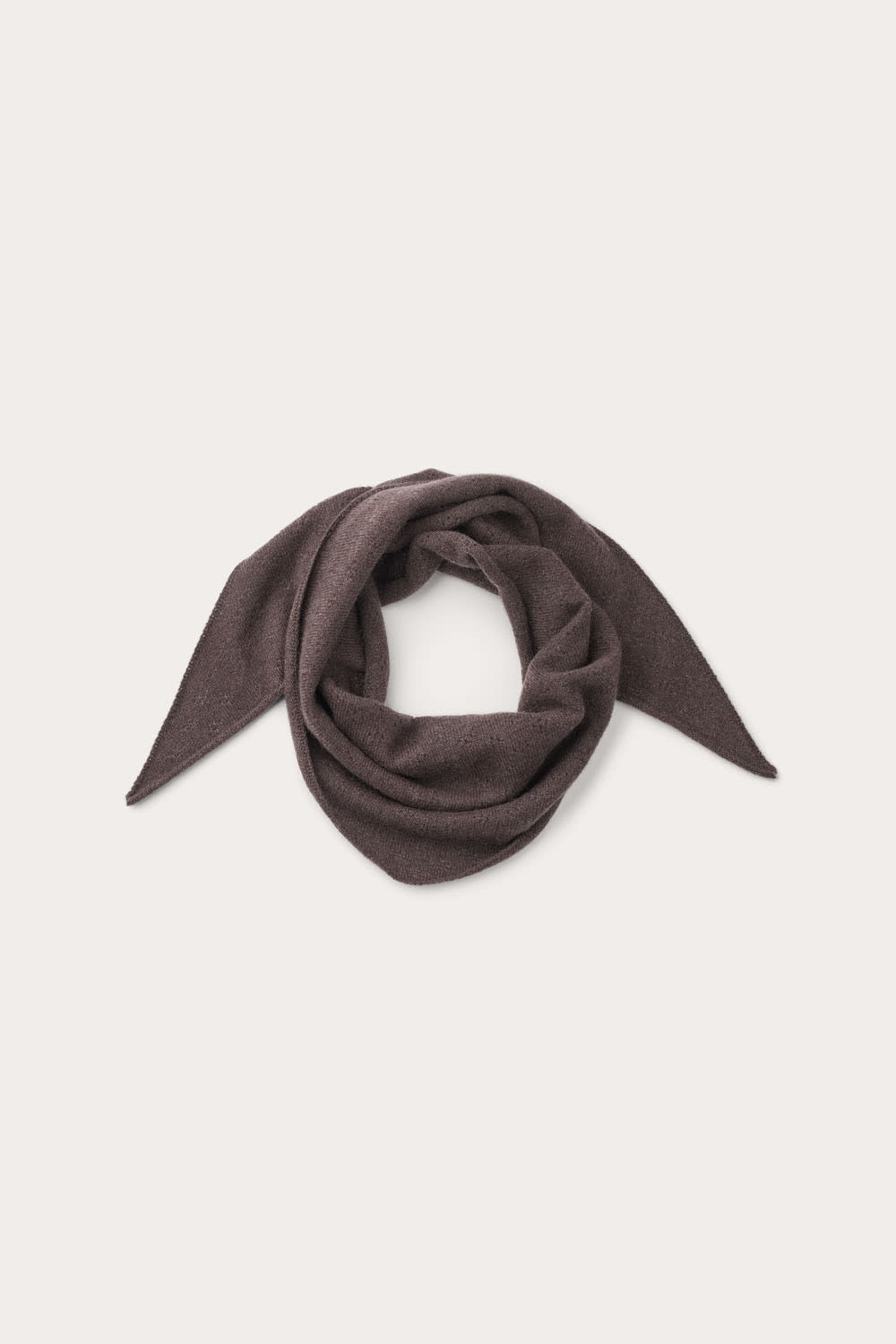 Nessa Scarf Pointelle - Dark Chocolate