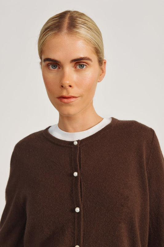 Victoria Cardigan - Espresso