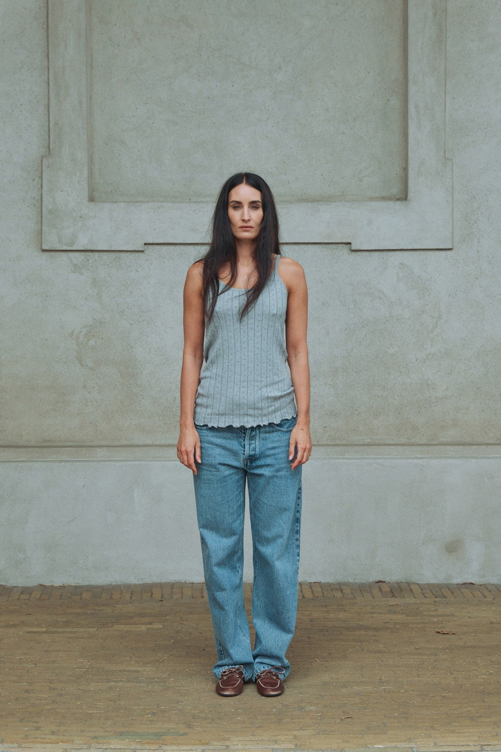 Carla Top - Frost Grey