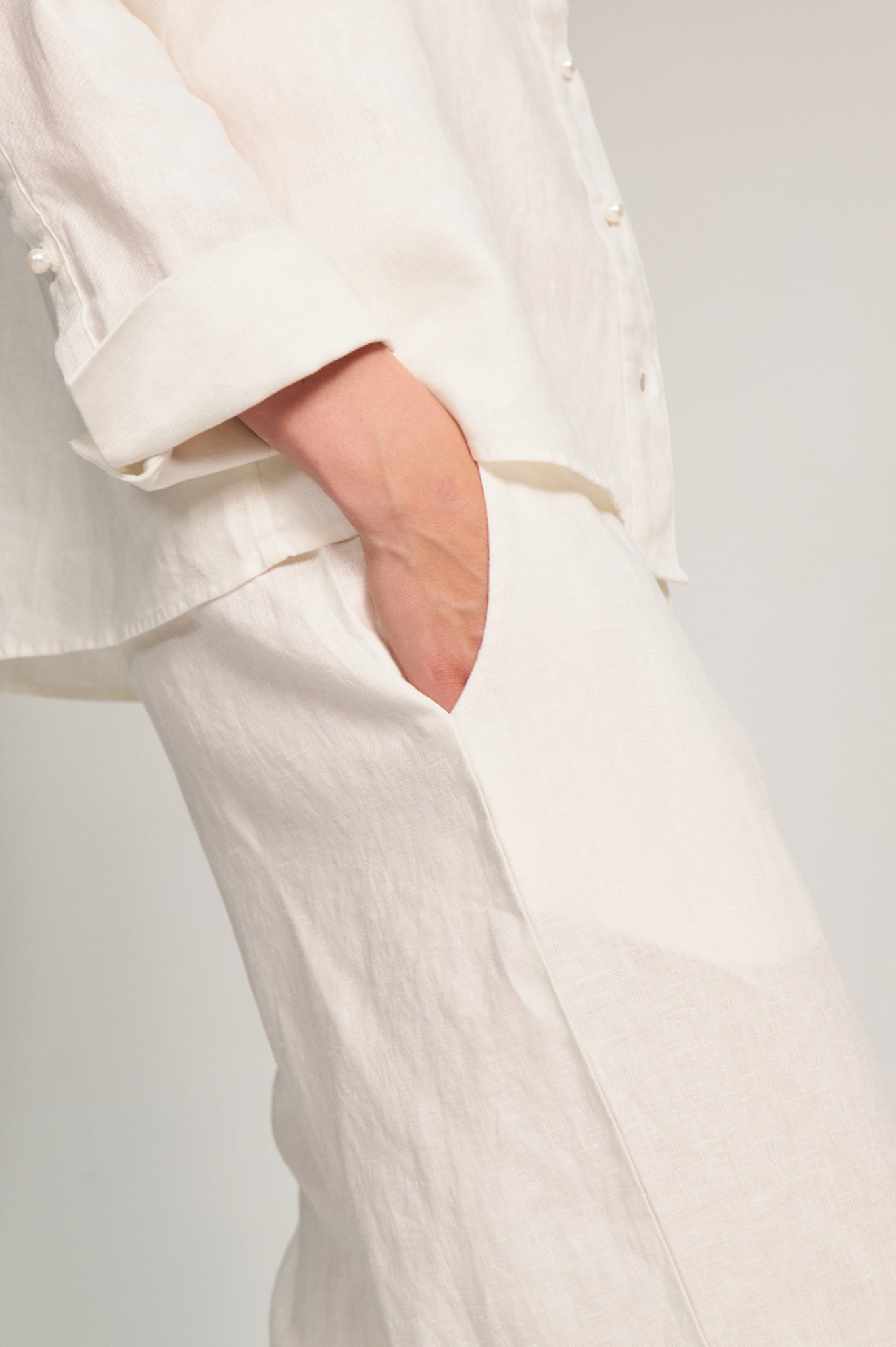 Galina Pants - White