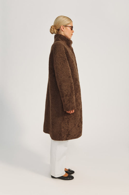 Jaclyn Coat - Teddy Brown